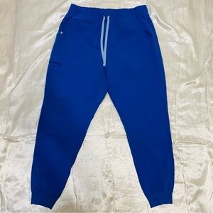FIGS Zamora Jogger Scrub Pants Blue Size Large